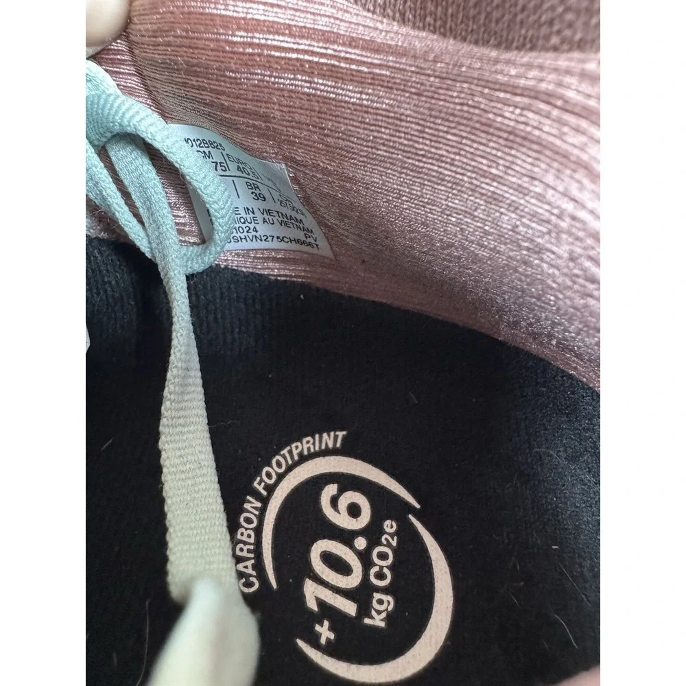 Asics Gel-Nimbus 27 Sneakers Women 9 Running Shoes Beige Pink Athletic Trainers - Picture 6 of 8